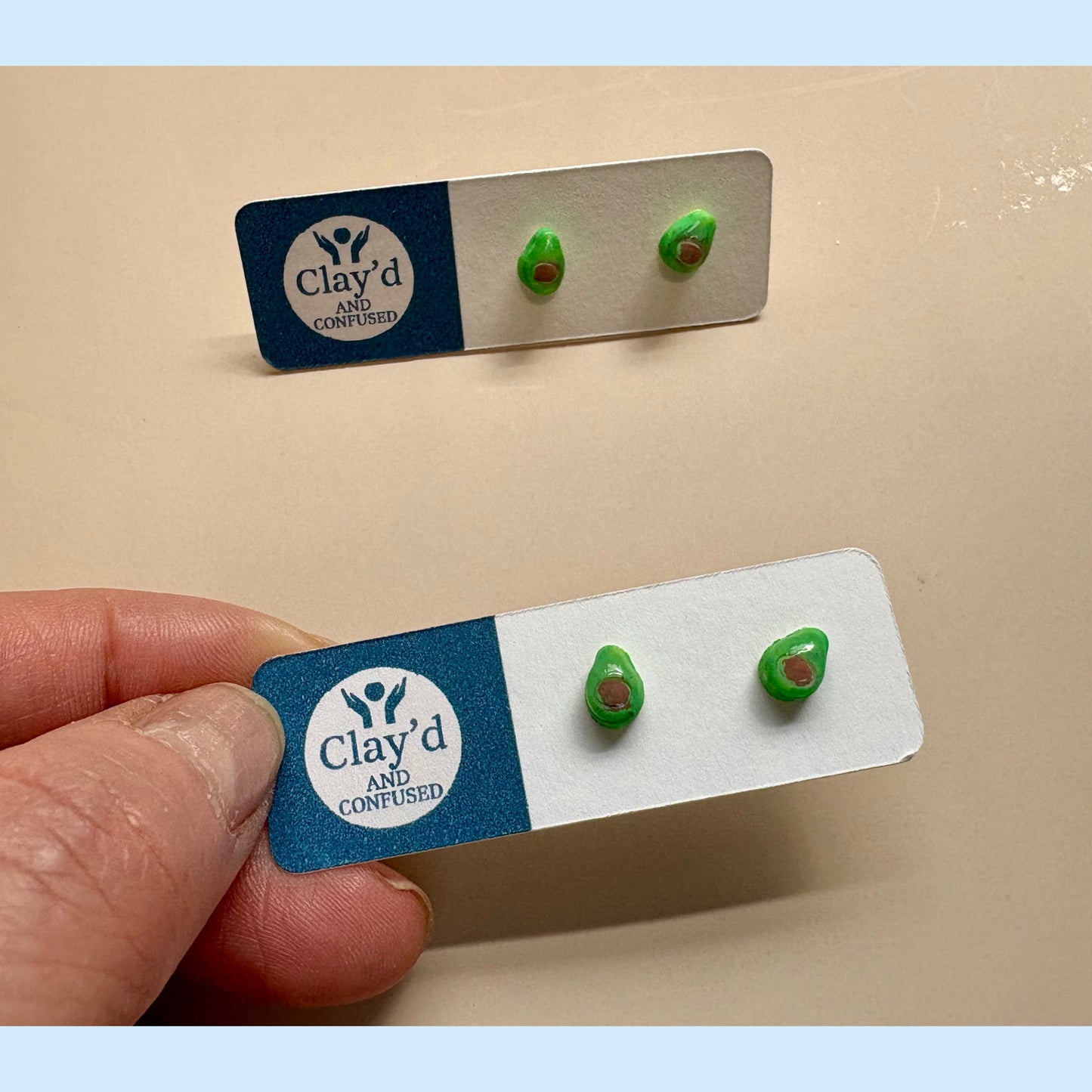 Avocado Stud Earrings