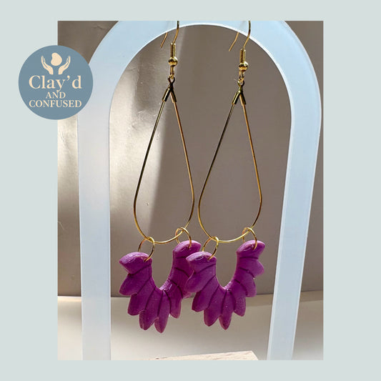 Plum Drama Earrings