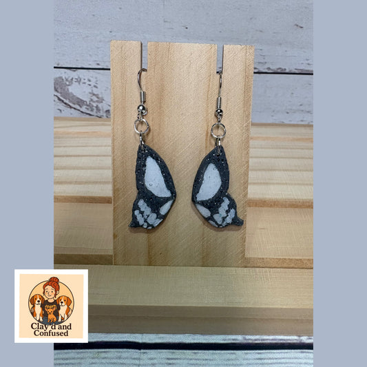 Skeleton Butterfly Earrings