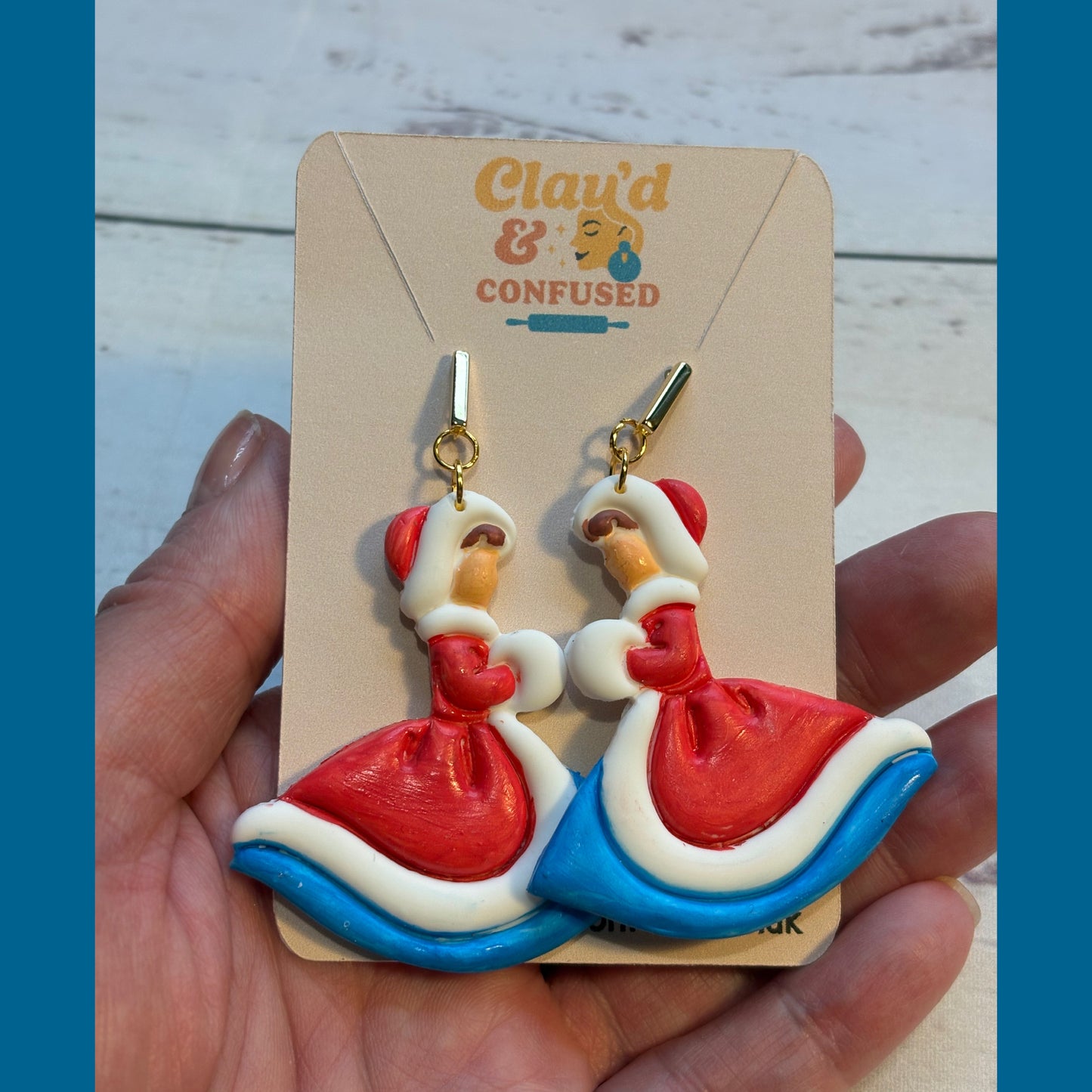 Vintage Inspired Lady Earrings