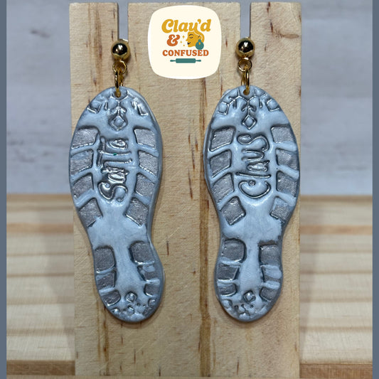 Santa’s Boot Print Earrings