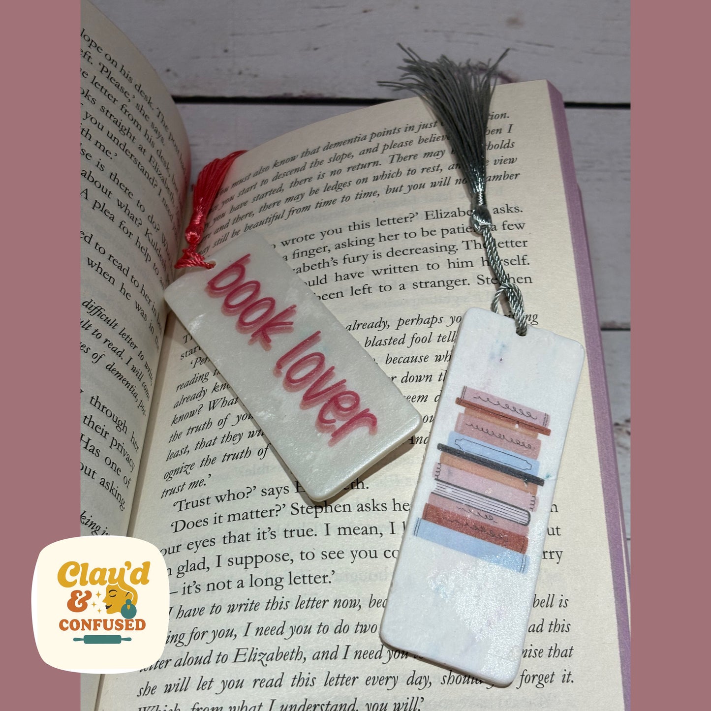 Mini Clay Bookmarks